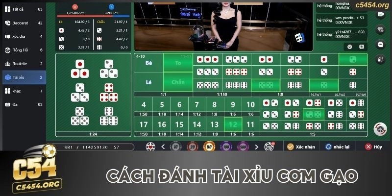 Hé Lộ Cách Đánh Tài Xỉu Cơm Gạo Tại C54 Cực Khôn Ngoan